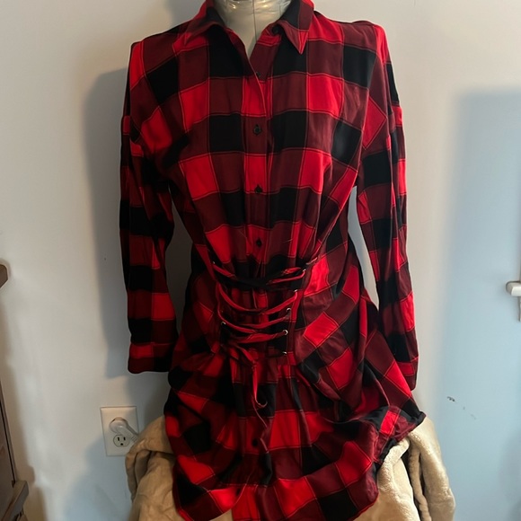 Express Dresses & Skirts - Express, flannel dress ☀️